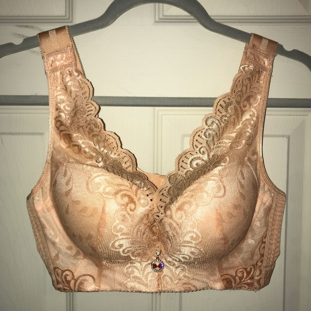 Slimming 5 hook Bra - Peach